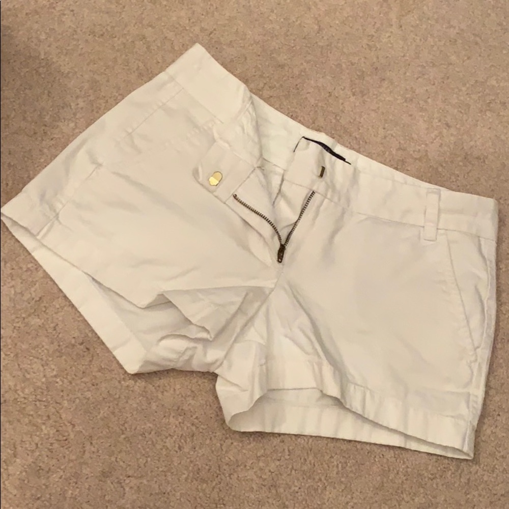 White J.Crew chino shorts
